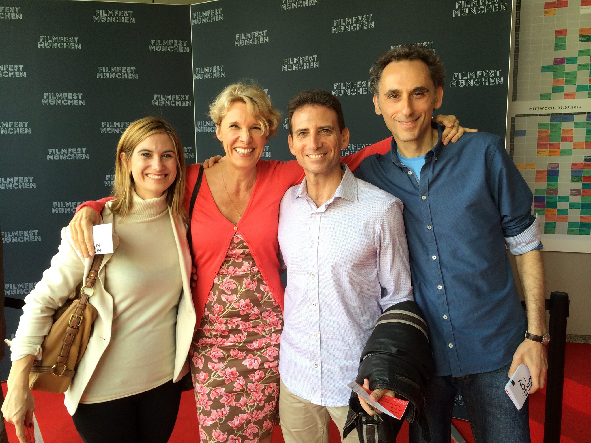 Miranda Benhayon, Simone Delarome, Serge Benhayon & Elkan Spiller | Filmfest, Mainz, Germany 2014